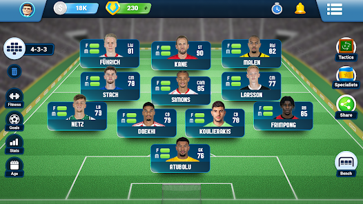 Showcase of OSM 24/25 Jeu de Gestion de Football
